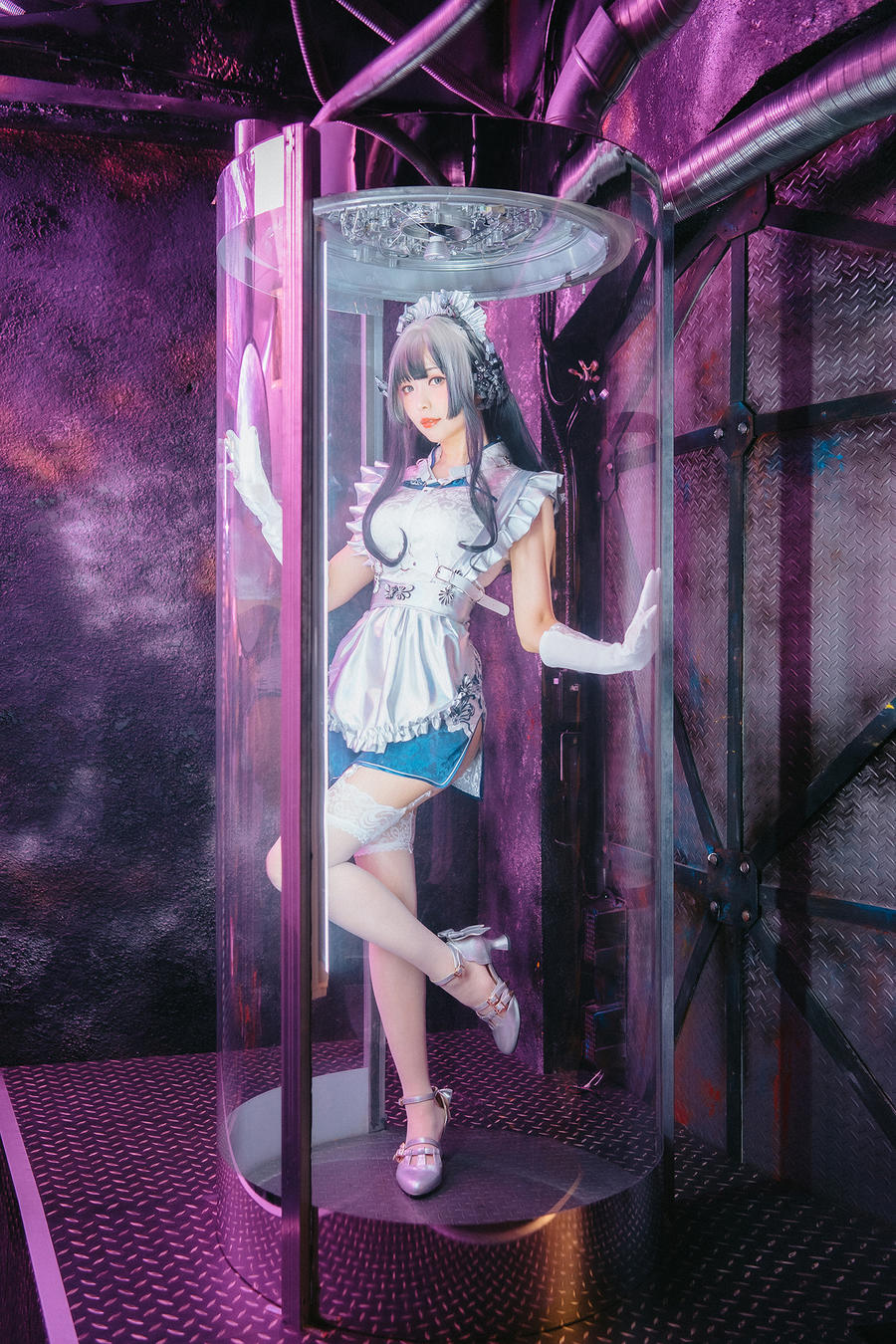 ElyEE子 No.088 – 赛博女仆 Violane青辉石 [28P]