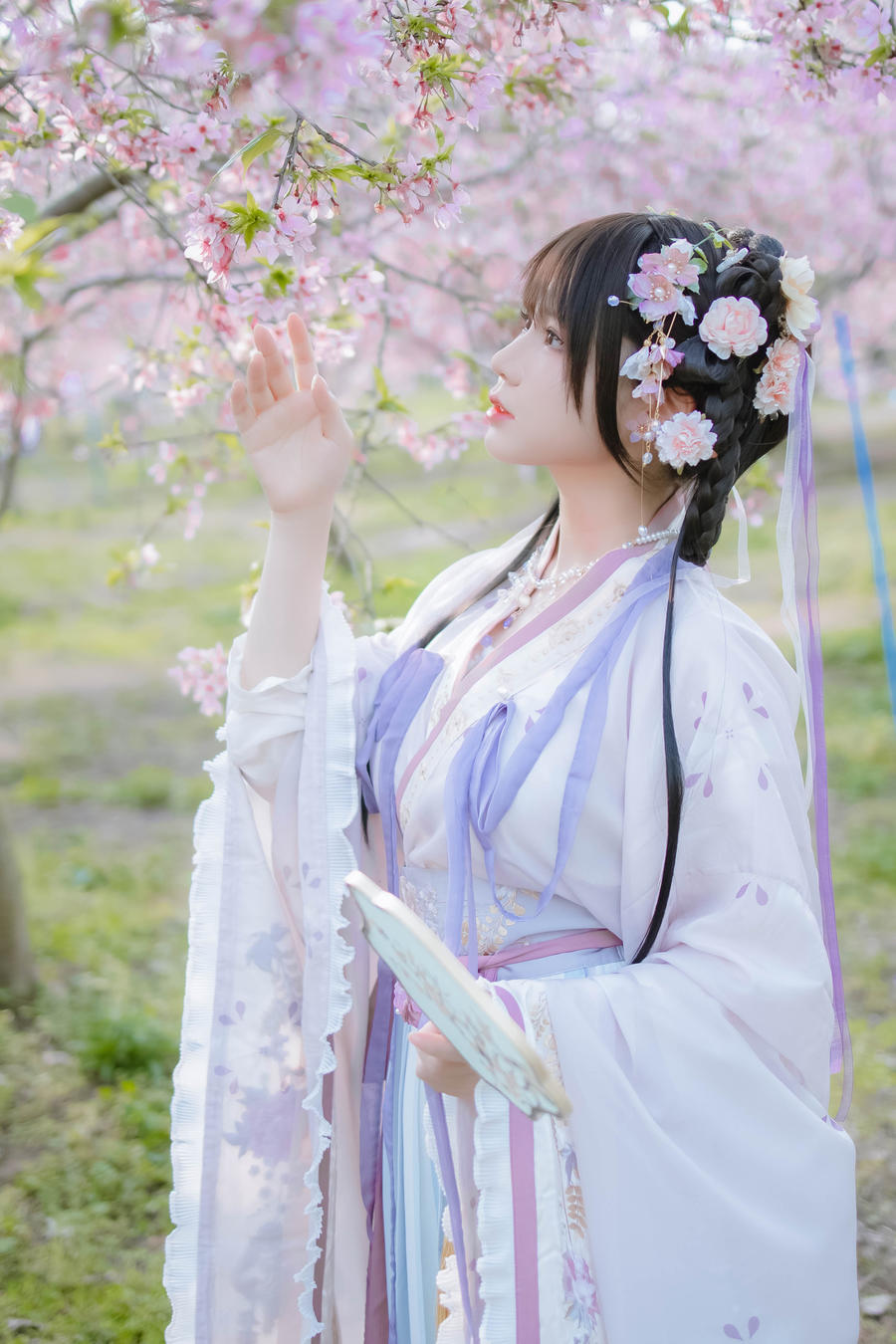 Nyako喵子 No.043-樱花汉服 花神祈愿 [52P]