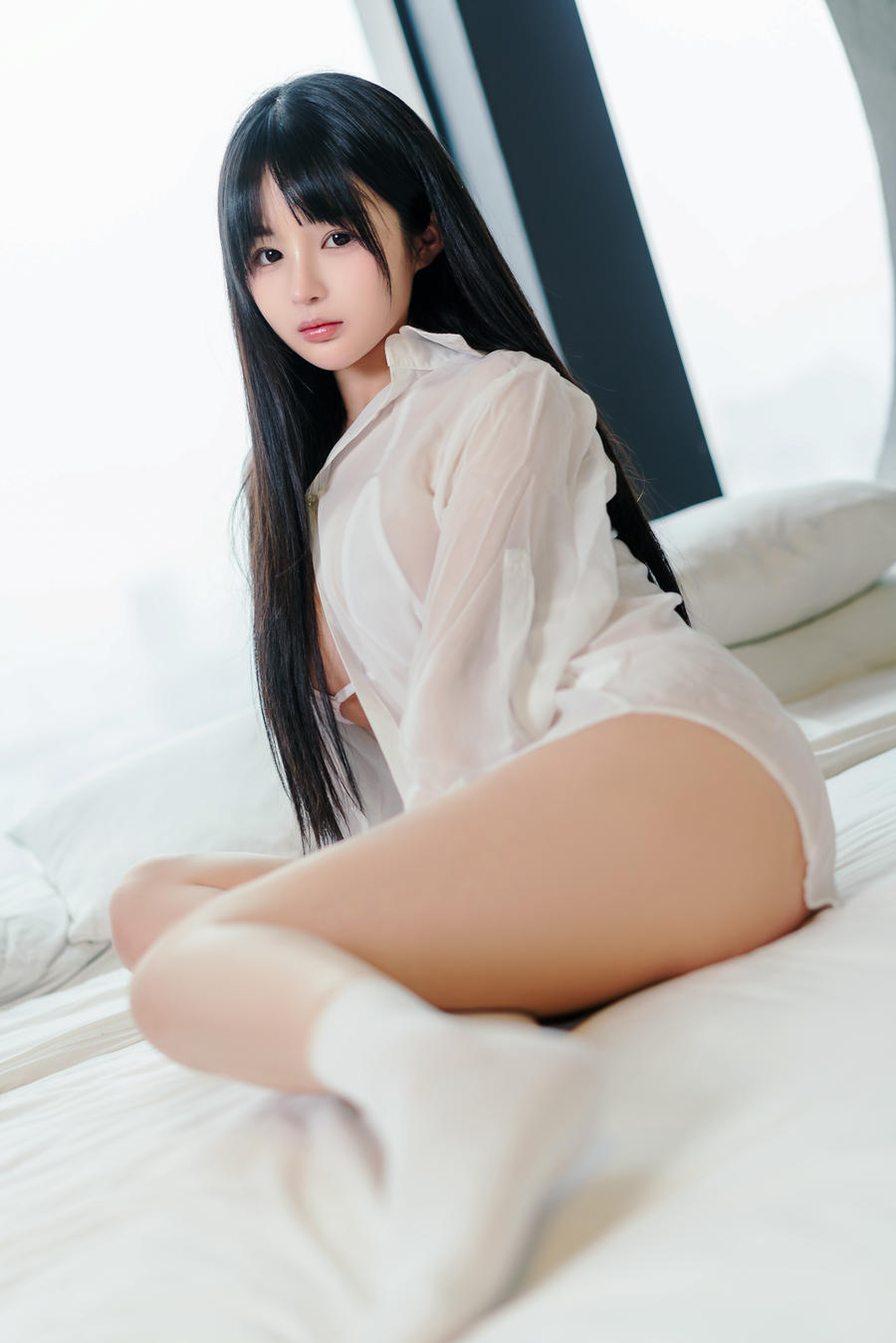 桜井宁宁(宁宁子同学) No.077-男友衬衫 [49P]
