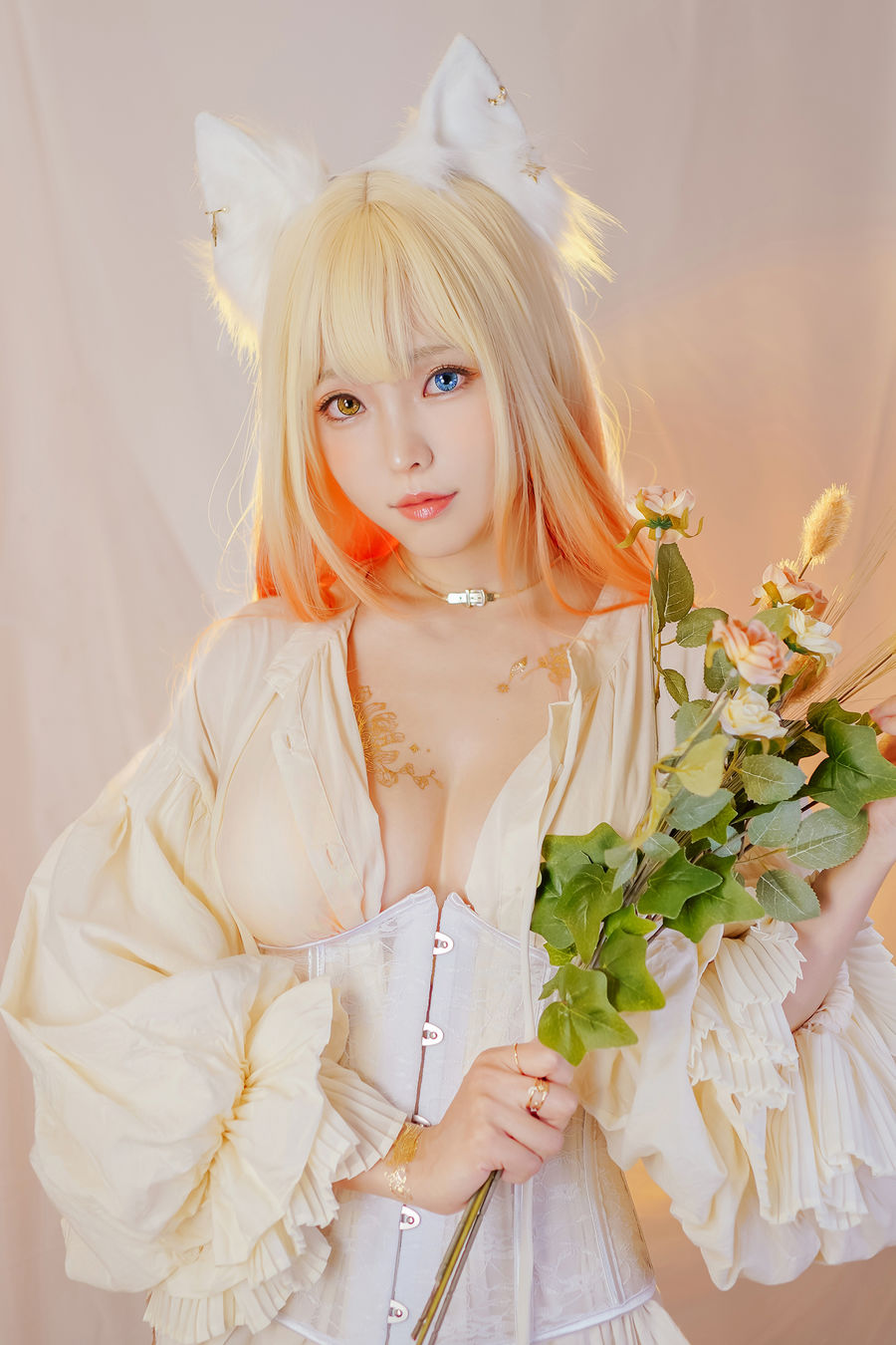ElyEE子 No.055-Cat魔女與貓 – Odd-eyed cat [41P 1V]