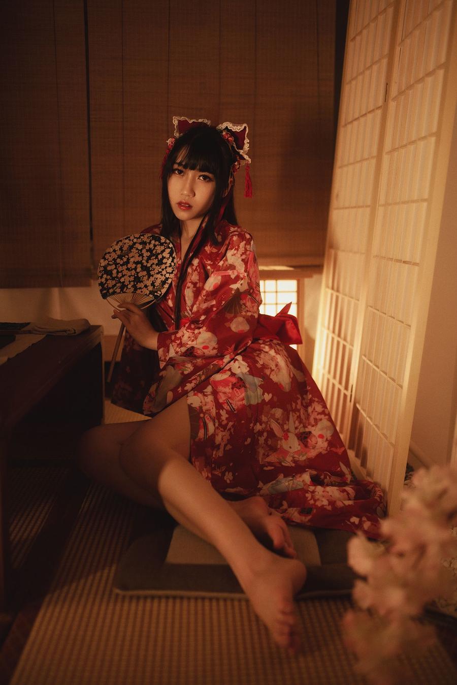 不呆猫 No.030-捆绑和服 [111P 2V]