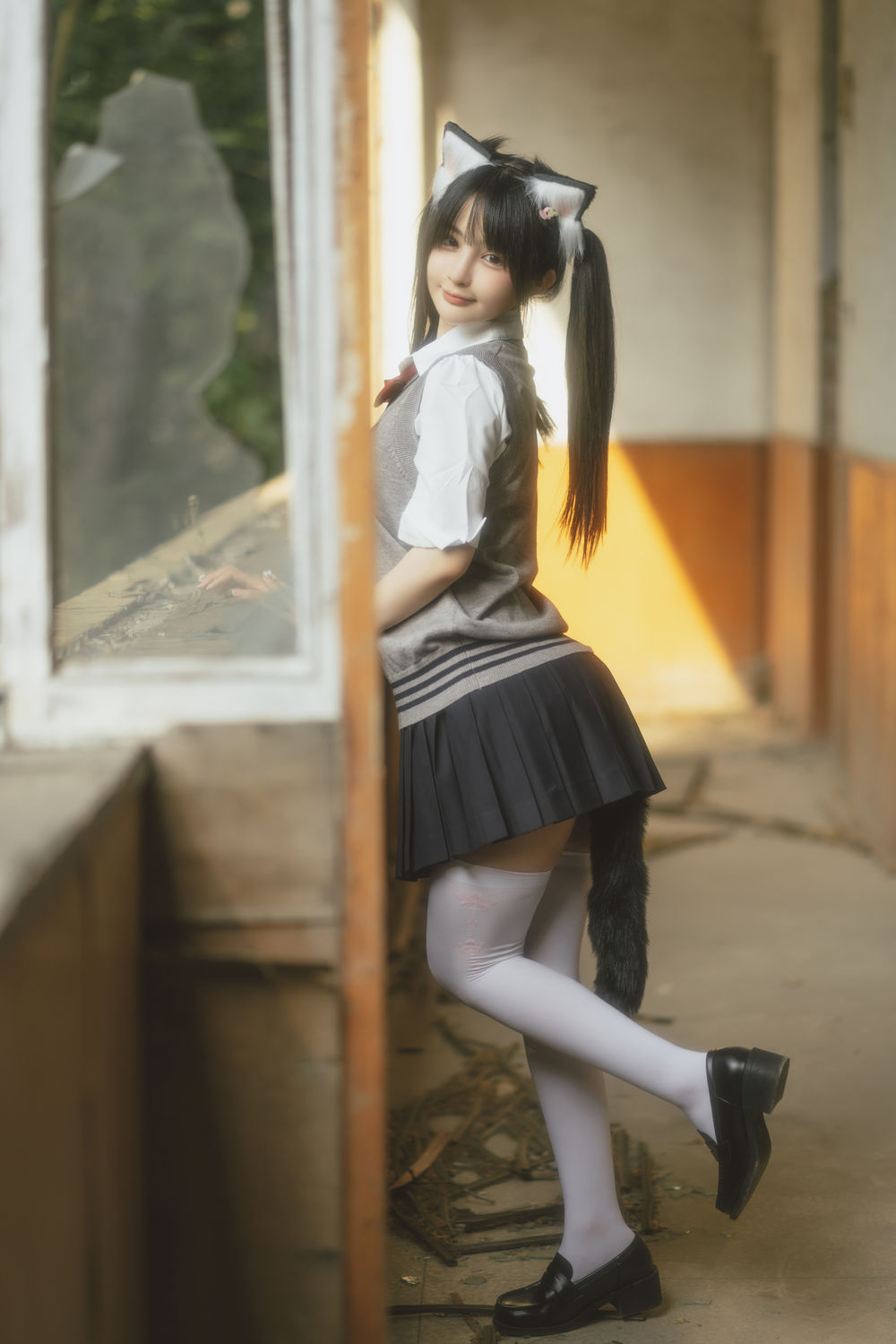 桜井宁宁(宁宁子同学) No.053-废墟jk [74P]