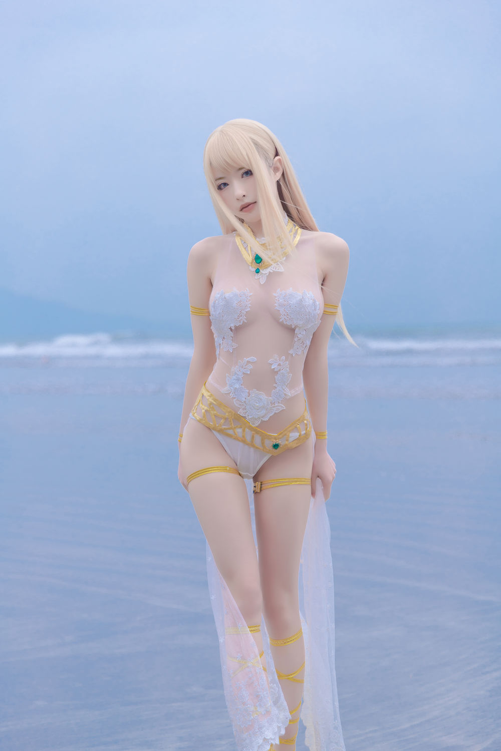 清水由乃 No.023-玛丽萝丝 白色泳衣 [33P]