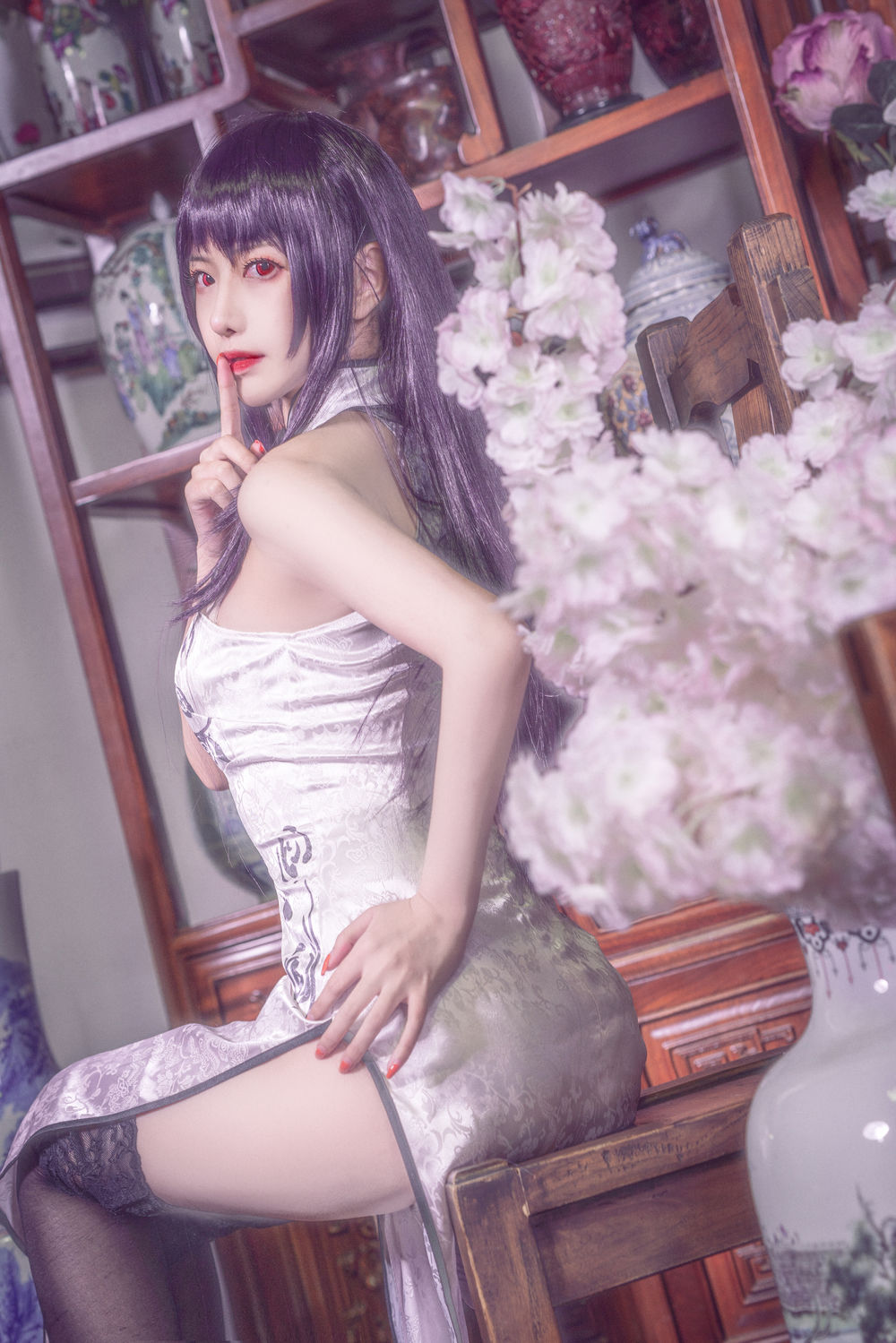 Shika小鹿鹿 No.028-学姐旗袍 [13P]