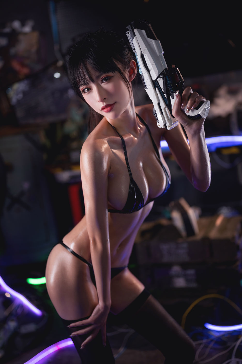 清水由乃 No.018-抹油比基尼 [55P 1V]