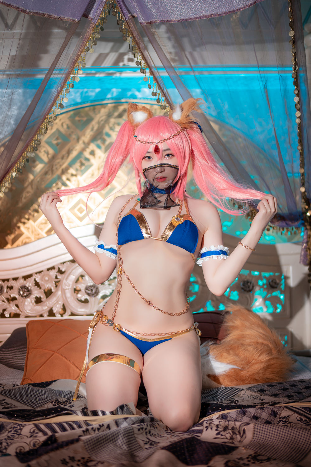 【韩国】Bambi(밤비)No.076-[CreamSoda]-Cosplay Tamamo + Kama (FGO) [40P]