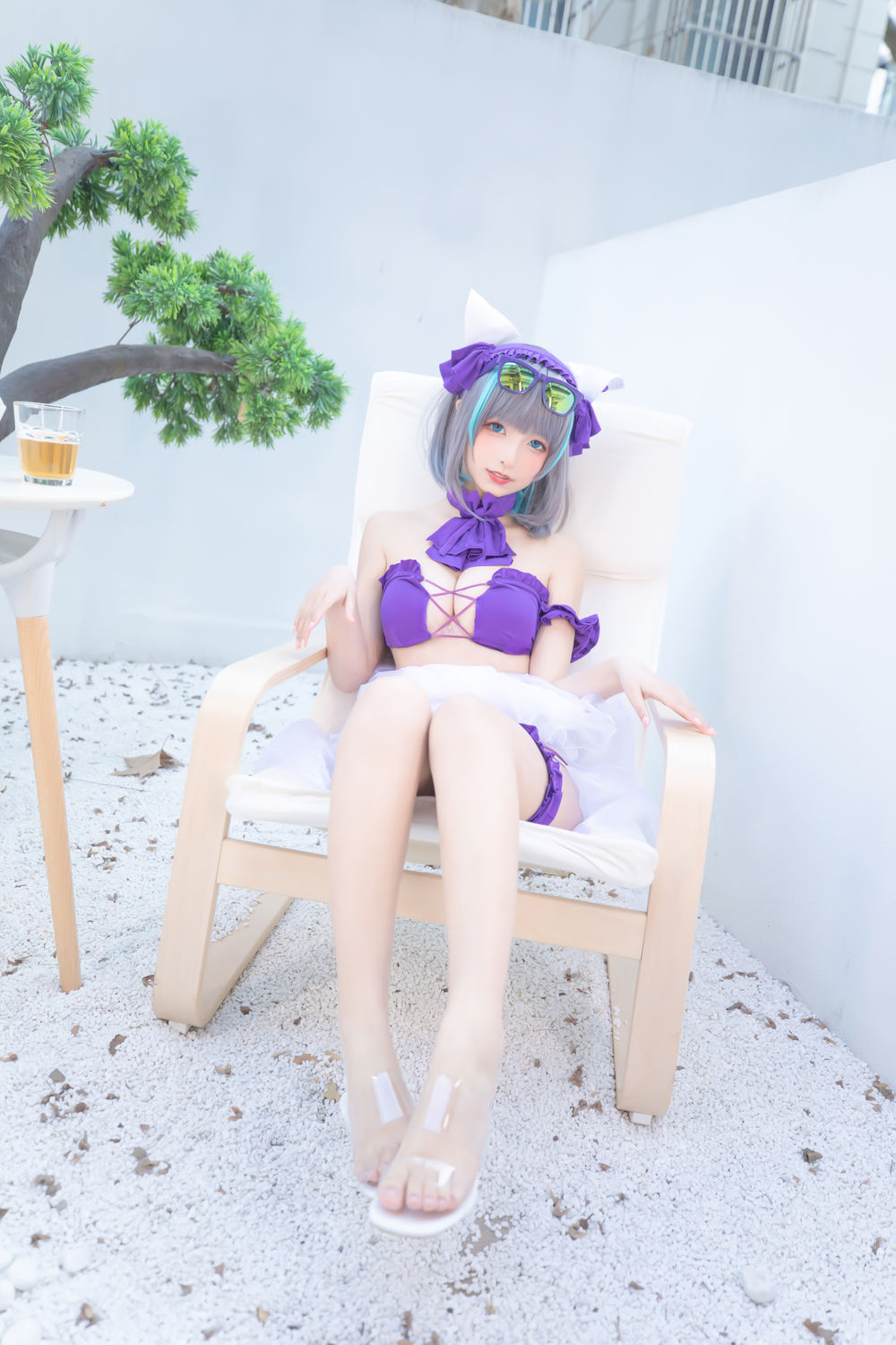 神楽坂真冬 No.077-柴郡cos《纯色庭院》 [150P 2V]