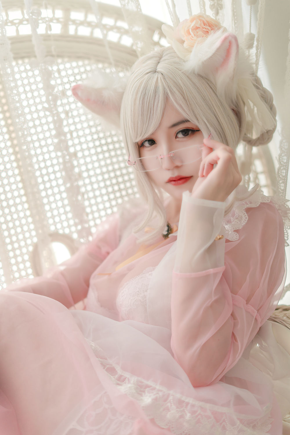 小仓千代w No.007-透明女仆粉色 [24P]