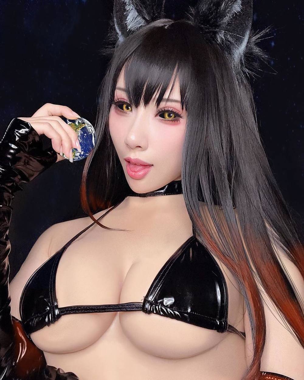 雨波_HaneAme No.004-Black cat [6P]