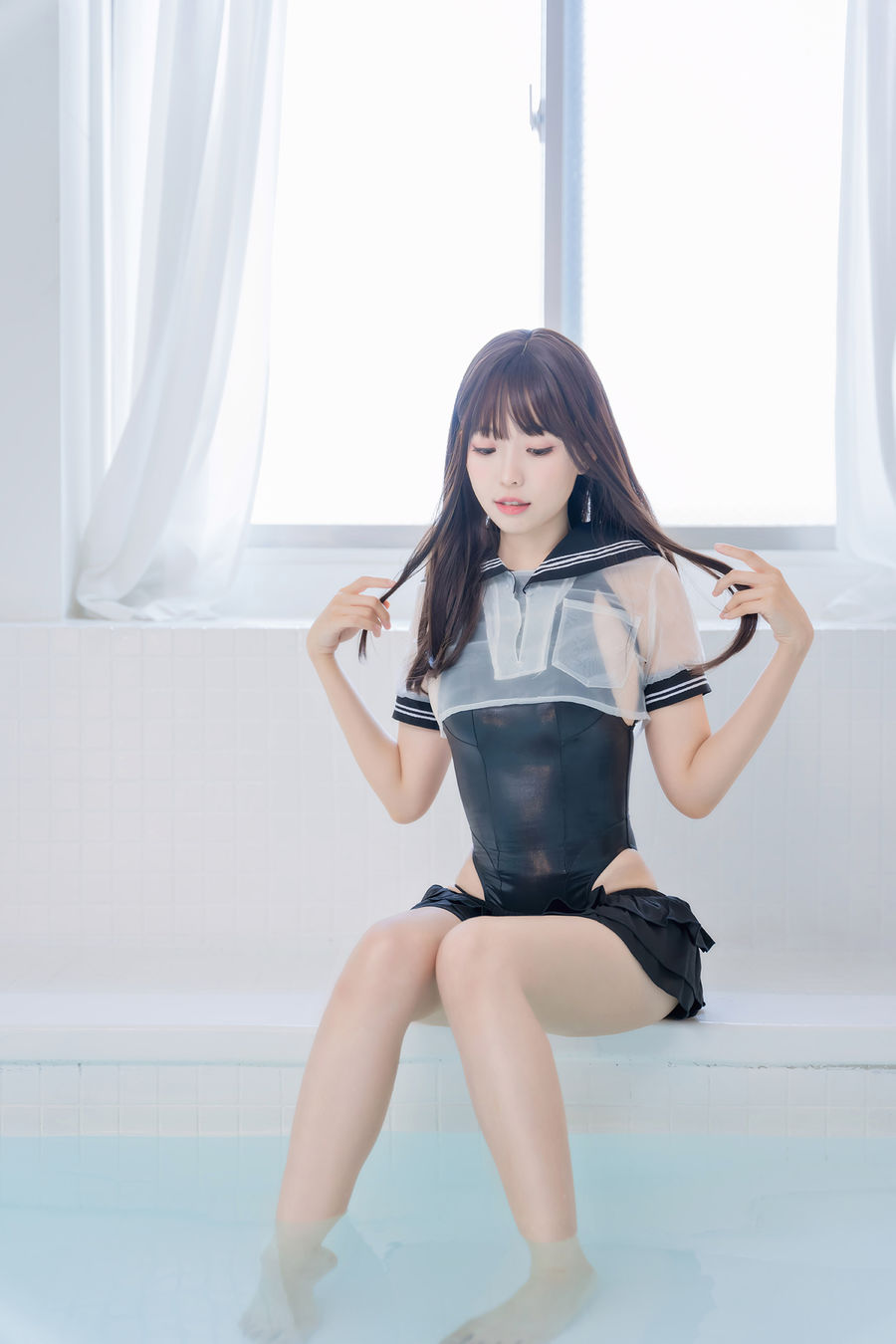 ElyEE子 No.052-【Racing Swimsuit】競泳水手服 [73P]