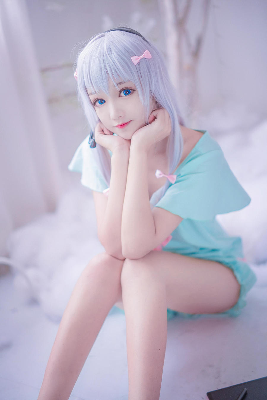 羽天Shine No.040-埃罗芒阿老师 和泉纱雾 [12P]