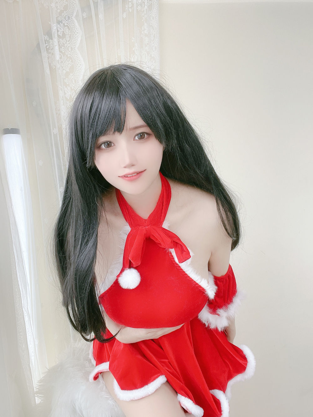 小仓千代w No.016-红色圣诞礼物裙 [23P]
