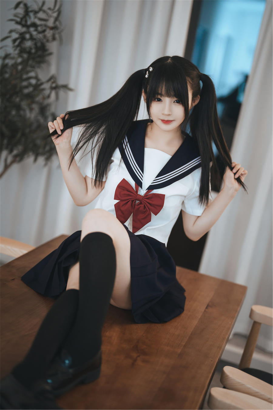 桜井宁宁(宁宁子同学) No.065-双马尾JK [65P]