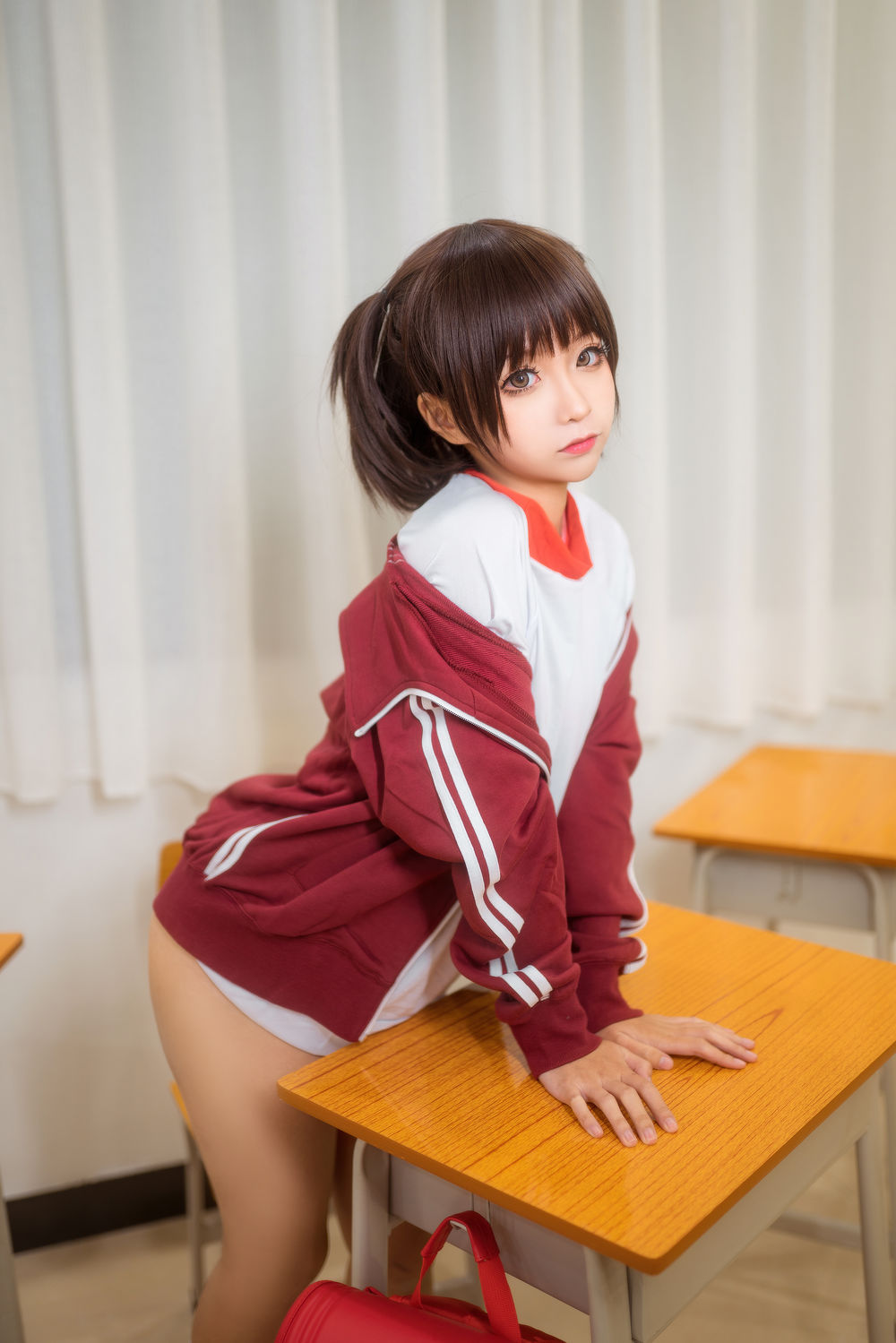 蠢沫沫（momo） No.030-体操服红 [45P]