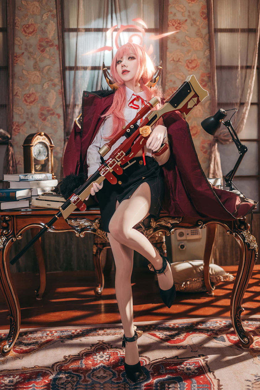 是一只熊仔吗 No.011-Blue Archive Aru Rikuhachima 碧蓝档案 陸八魔爱瑠 [20P]