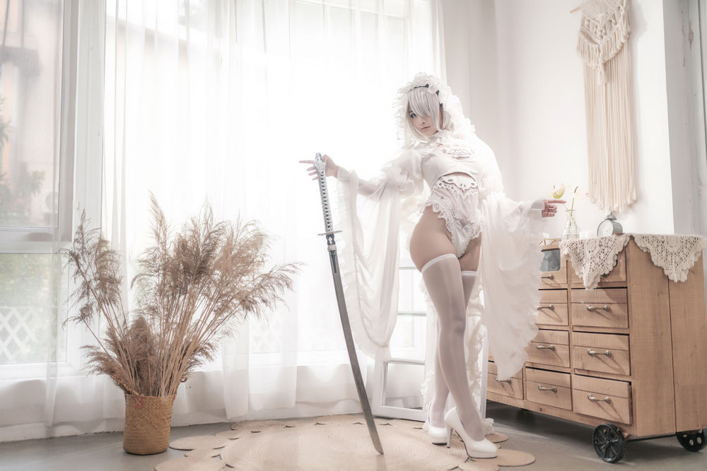 蠢沫沫（momo） No.098-尼尔纪元 白花嫁 [20P]