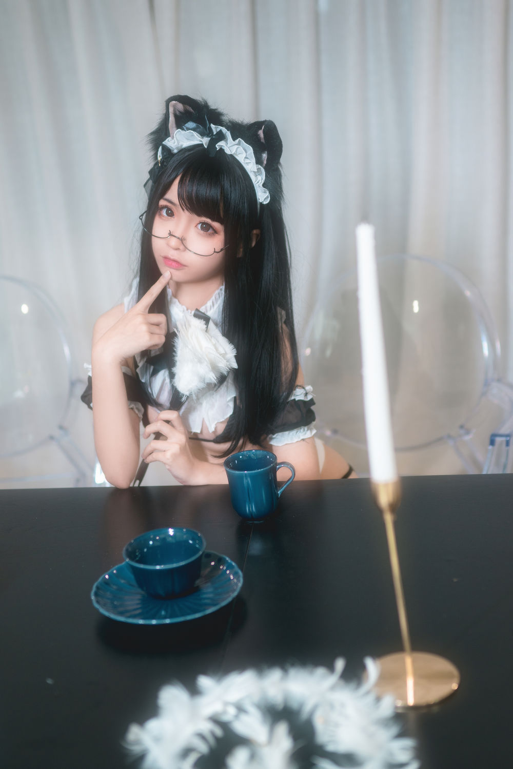 蠢沫沫（momo） No.025-猫耳女仆 [43P]